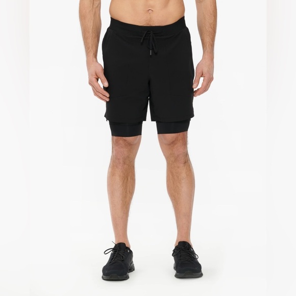 B28 NWT Men's LTT Short 7" Lined Size Small Color Black - Picture 1 of 6